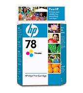 HP 78 - C6578DN ORIGINAL OEM Color Inkjet Cartridge